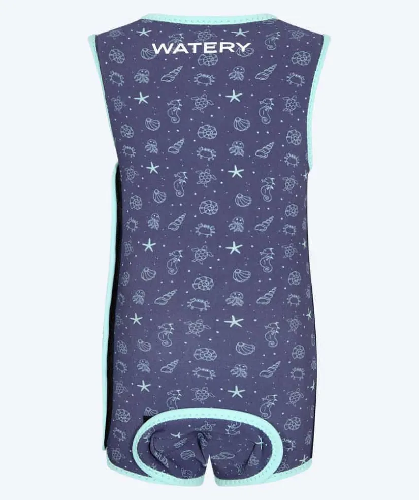 Hot Watery våddragt til baby - Baia Wrap - Atlantic Turquoise