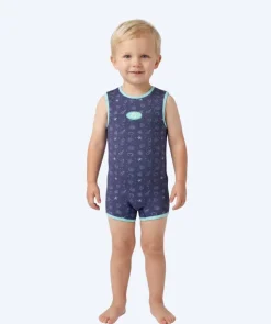 Hot Watery våddragt til baby - Baia Wrap - Atlantic Turquoise