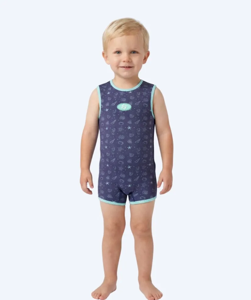 Hot Watery våddragt til baby - Baia Wrap - Atlantic Turquoise