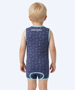 Hot Watery våddragt til baby - Baia Wrap - Atlantic Turquoise