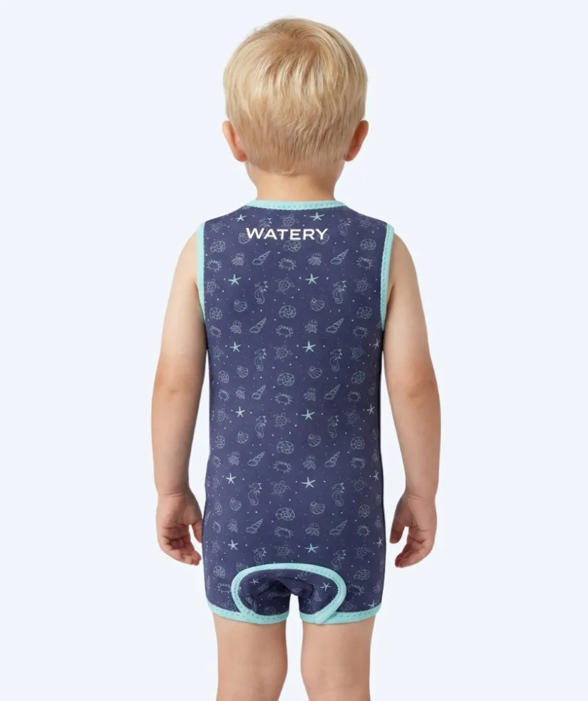 Hot Watery våddragt til baby - Baia Wrap - Atlantic Turquoise