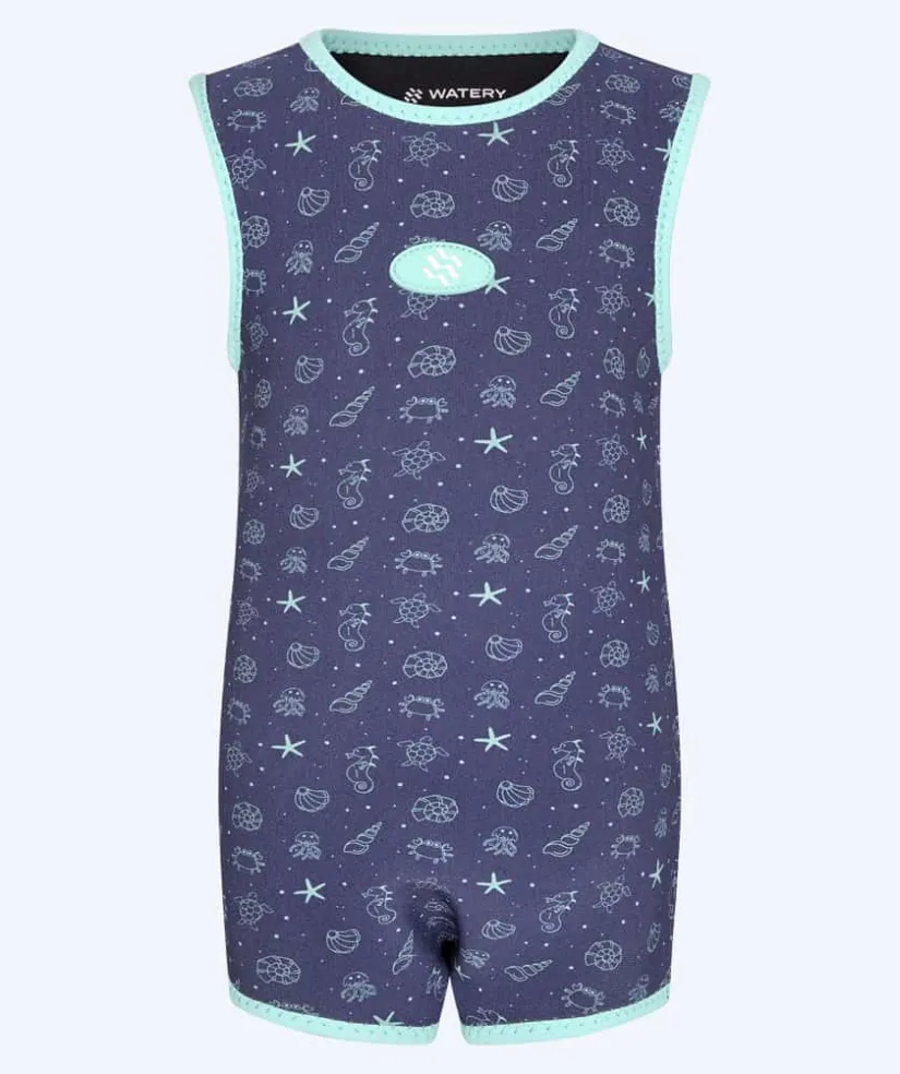 Hot Watery våddragt til baby - Baia Wrap - Atlantic Turquoise
