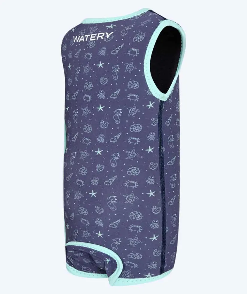 Hot Watery våddragt til baby - Baia Wrap - Atlantic Turquoise