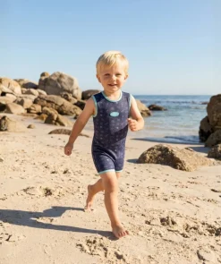 Hot Watery våddragt til baby - Baia Wrap - Atlantic Turquoise