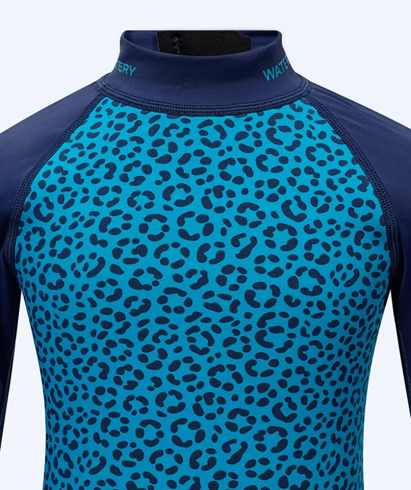 New Watery våddragt til baby - Sunset Wrap - Atlantic Blue