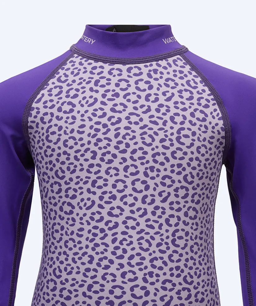 Clearance Watery våddragt til baby - Sunset Wrap - Lilla
