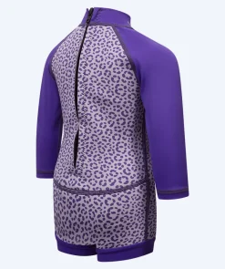 Clearance Watery våddragt til baby - Sunset Wrap - Lilla