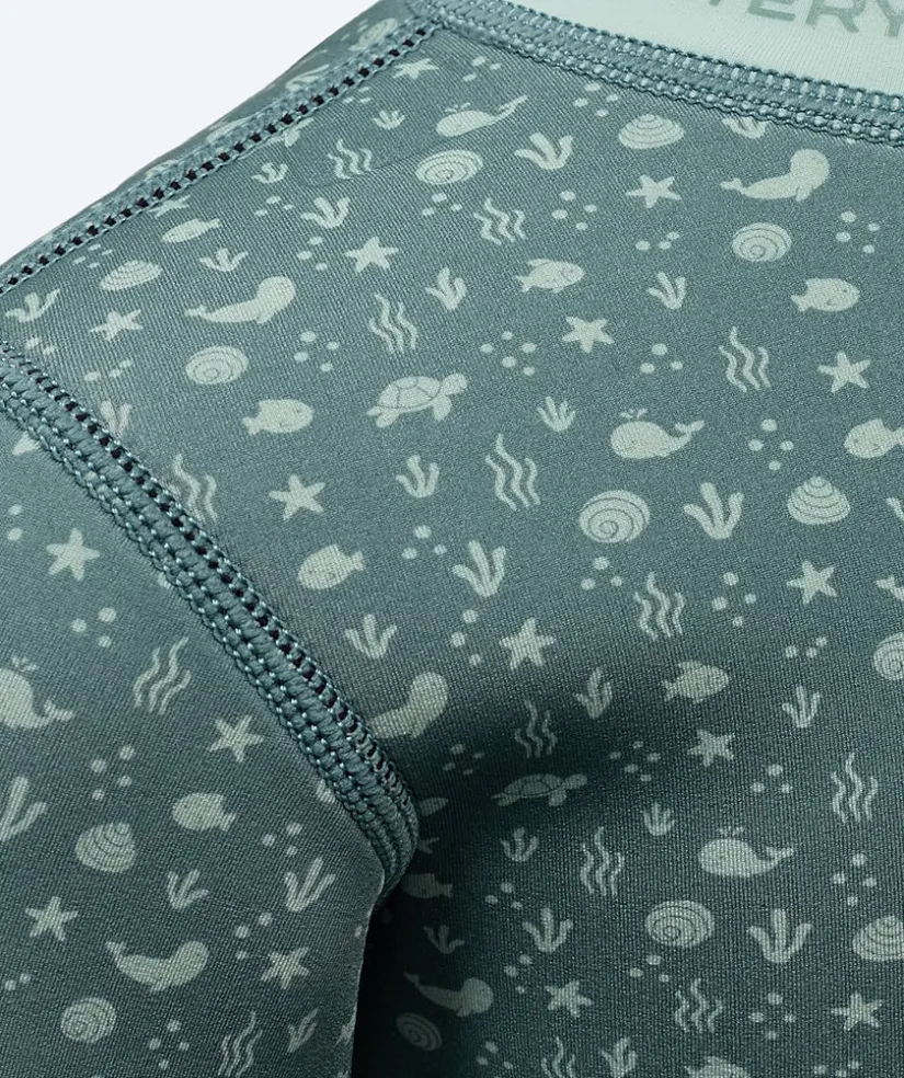 Outlet Watery våddragt til baby - Tropical Wrap'n Nappy - Grøn