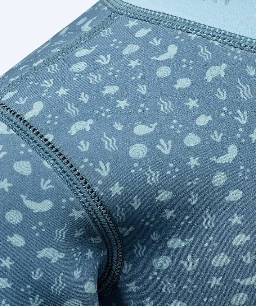 New Watery våddragt til baby - Tropical Wrap'n Nappy - Lyseblå