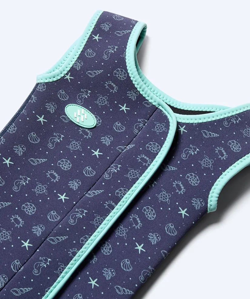New Watery våddragt til børn - Baia Shorty - Atlantic Turquoise