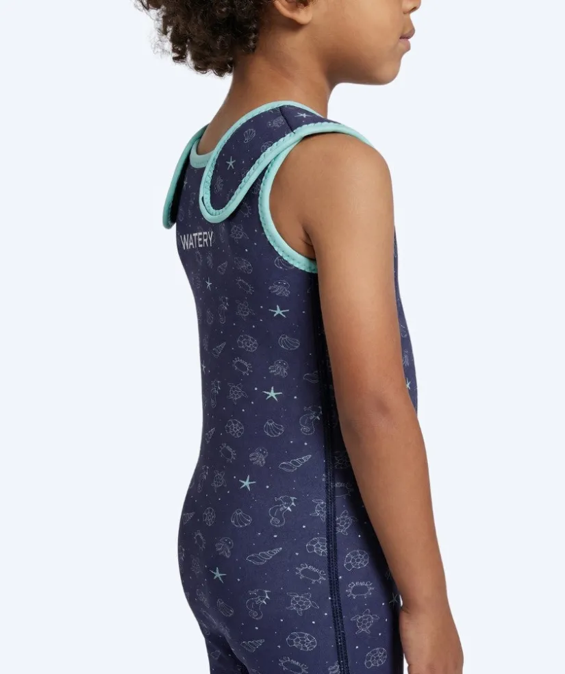 New Watery våddragt til børn - Baia Shorty - Atlantic Turquoise