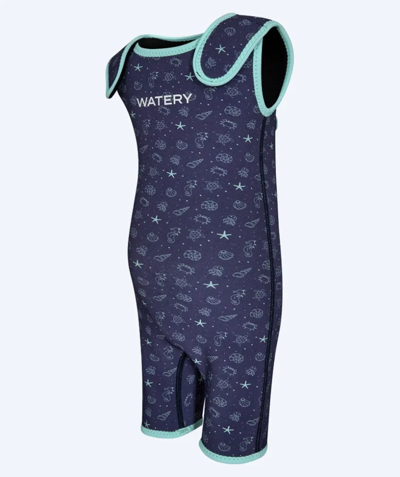 New Watery våddragt til børn - Baia Shorty - Atlantic Turquoise