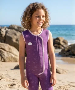 Discount Watery våddragt til børn - Baia Shorty - Atlantic Purple