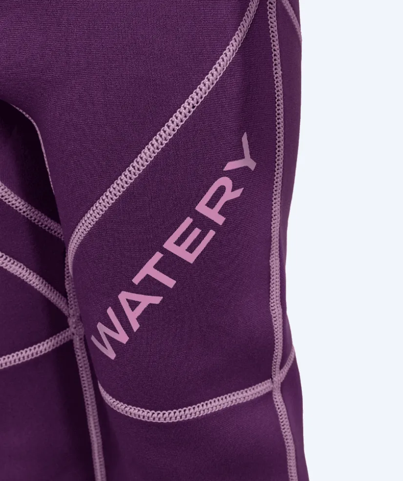 New Watery våddragt til børn - Electra (2.2mm) - Lilla/lyserød