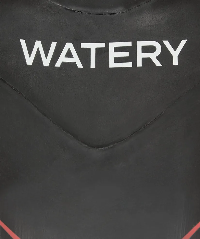 Clearance Watery våddragt til damer - Tackey Elite - Sort/rød
