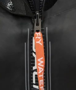 New Watery våddragt til mænd - Salmon Glide - Sort/orange
