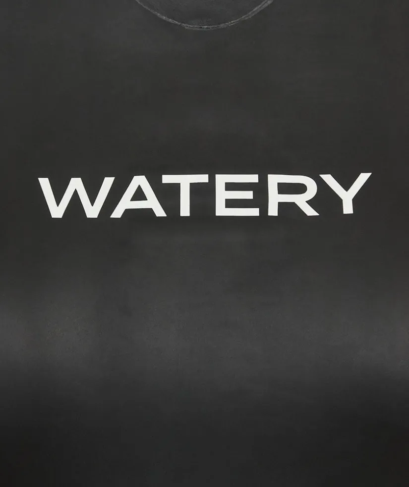 New Watery våddragt til mænd - Salmon Glide - Sort/orange