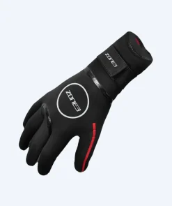 Outlet ZONE3 neopren handsker - Heat-Tech (3.5mm) - Sort/rød